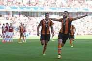 BURNLEY, ENGLAND - SEPTEMBER 10:  Robert Snodgrass of Hull City celebrates scoring his sides first goal during the Premier League match between Burnley and Hull City at Turf Moor on September 10, 2016 in Burnley, England.  (Photo by Alex Morton/Getty Images)